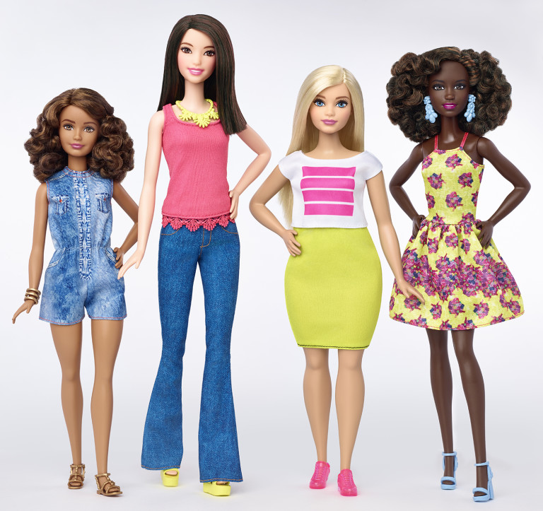 Trzy nowe sylwetki lalek Barbie