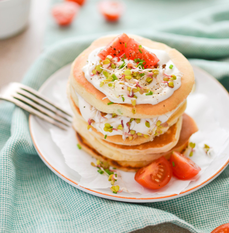 Szczypiorkowe pancakes – przepis