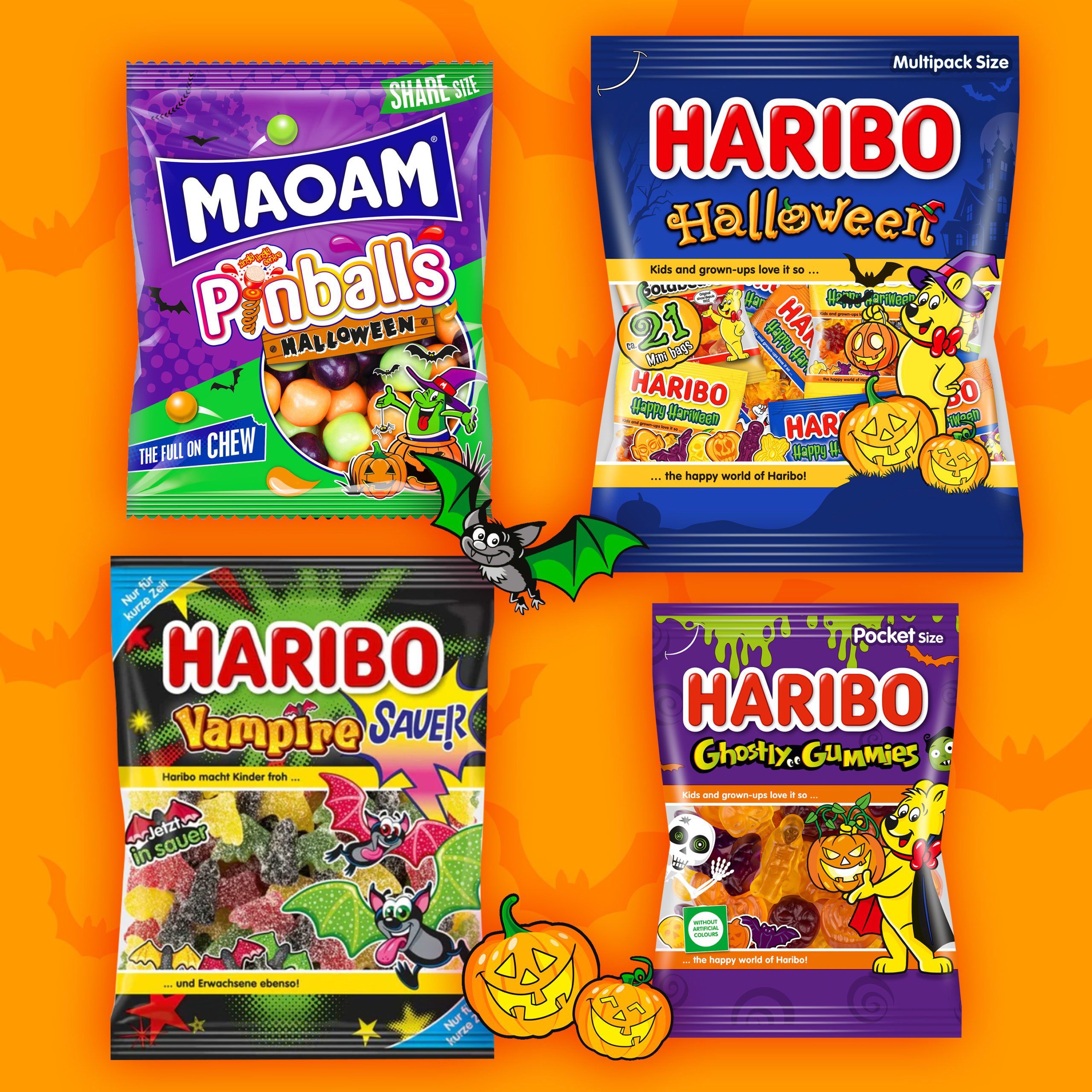 Produkty HARIBO i MAOAM w limitowanej odsłonie na Halloween